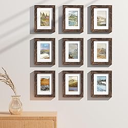Vittanly 6x8 Picture Frame, Display Pictures 4x6