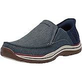 Skechers Men's USA Expected - Cayson Moc Toe Canvas Slip-Ins