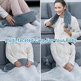 URBZUE Long 2L Hot Water Bottle with Soft Fluffy Cover 73x14cm view 5
