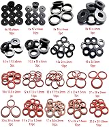 Simply Products 141pc Sealing Washer Set Rubber & Fibre Assorted Kit view 2