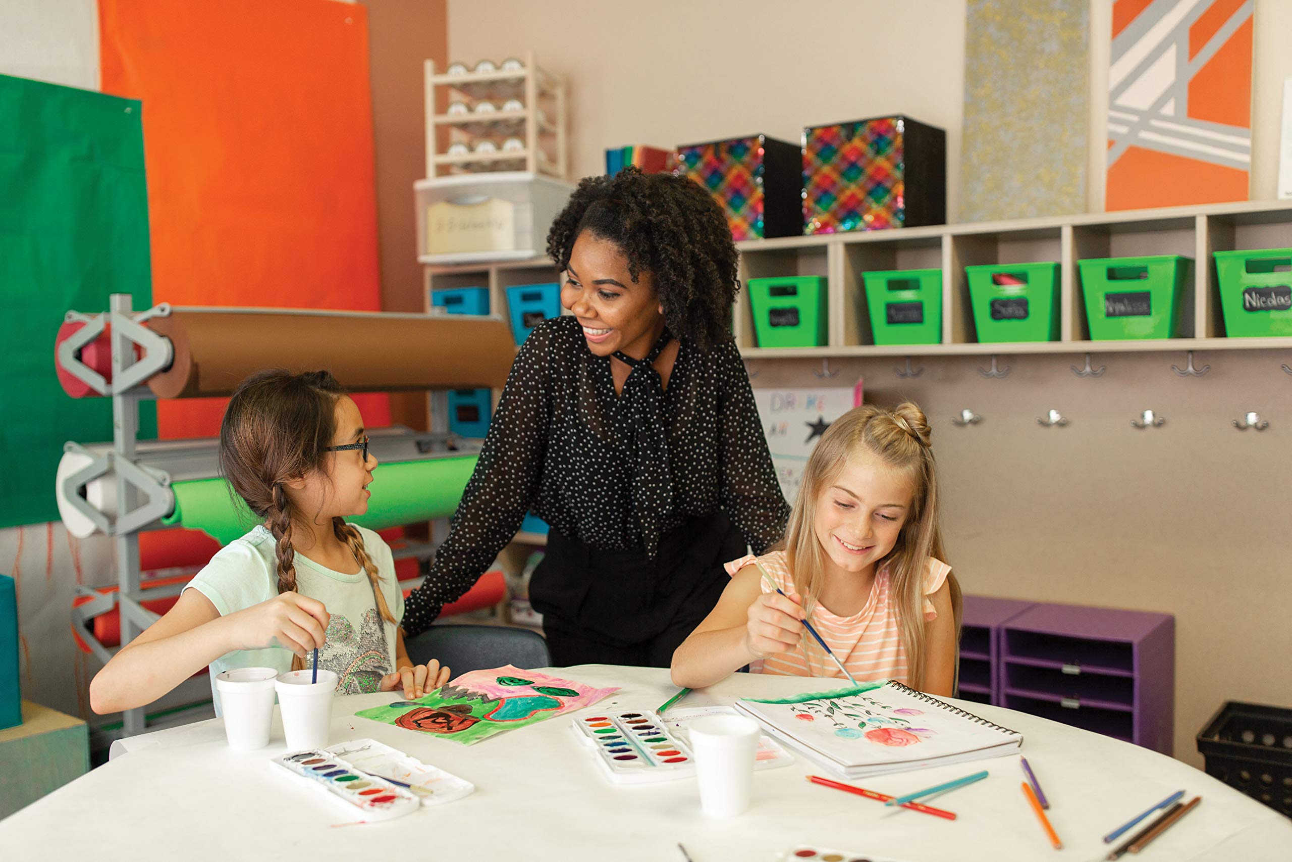 Prang Oval Pan Watercolor Paint Set, 8 Assorted Colors, 1 Count