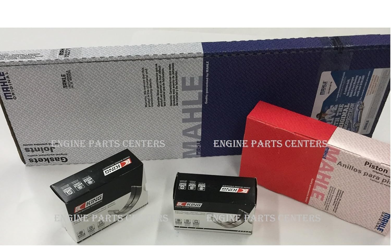 Chevy Mercruiser 454 Heads Port OVAL V) (MARK Rings & Bearings Gaskets