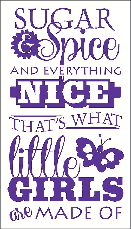 Wall Decor Plus More Wdpm2734 Sugar And Spice And Everything Nice