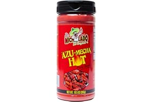Azu-Mecha HOT Snack Seasoning - Sr. Michelado - Bottle Snack Flavor powder - Use for Snacks, Veggies, Wings, Fries, Tacos, Baked Potato, Ceviche, etc