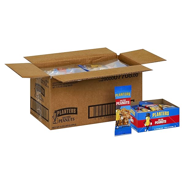 PLANTERS SALTED PEANUT SNACKS, 12- 1.75 OUNCE