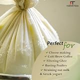 FT Fashion Track Muslin Cotton Cheesecloth 100% Cotton 55in x 5m Natural view 5