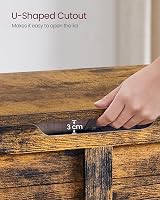 VASAGLE Storage Chest Bench Rustic Brown 40 x 100 x 46 cm LSB061T01 view 8