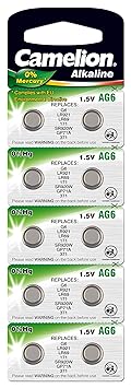 Alkaline Knopfzelle CAMELION AG6/LR69/LR921/371