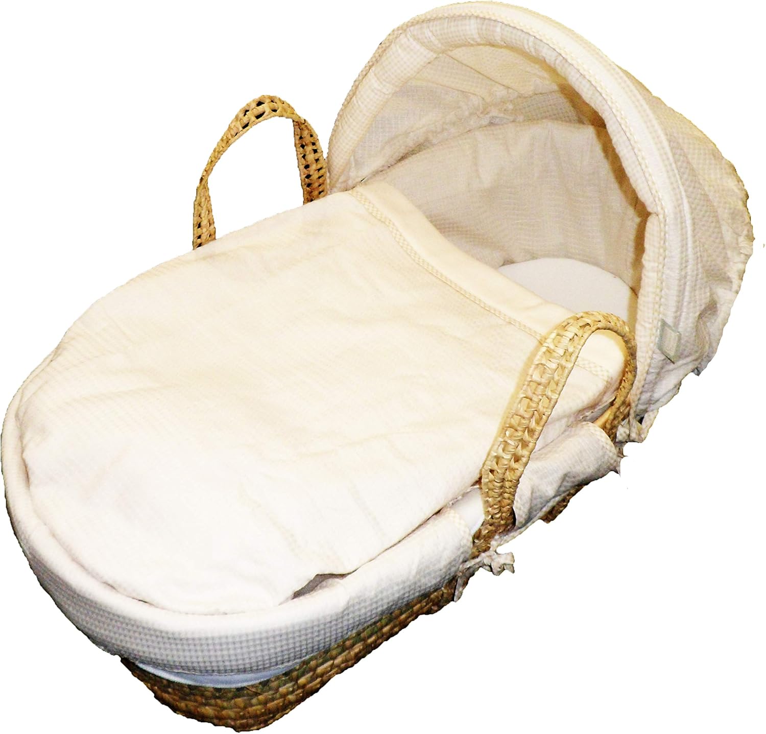 clair de lune moses basket dressing set