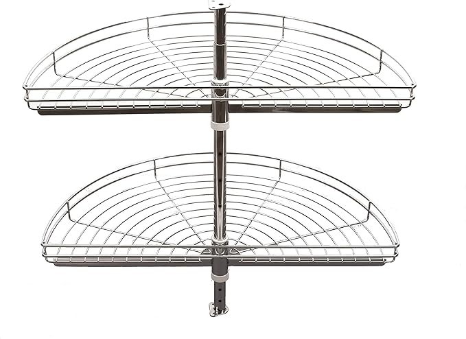 Sistema de almacenamiento para esquina de armario de cocina, carrusel