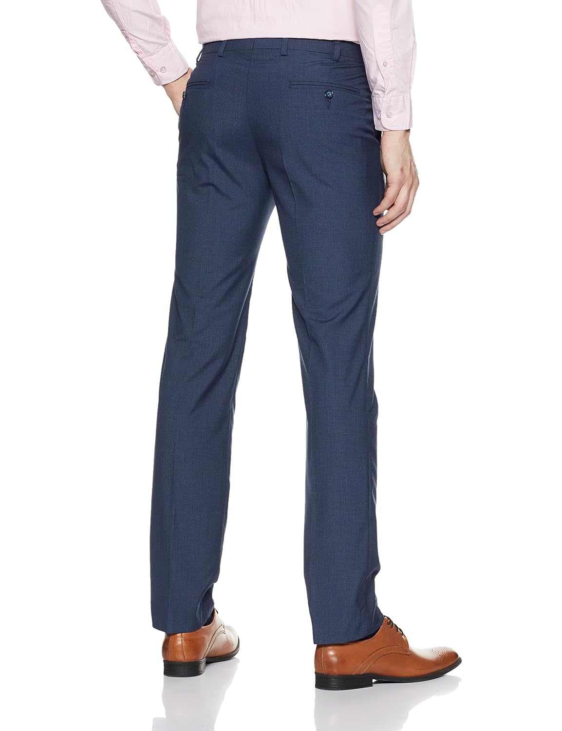 park avenue men's skinny slim fit formal trousers
