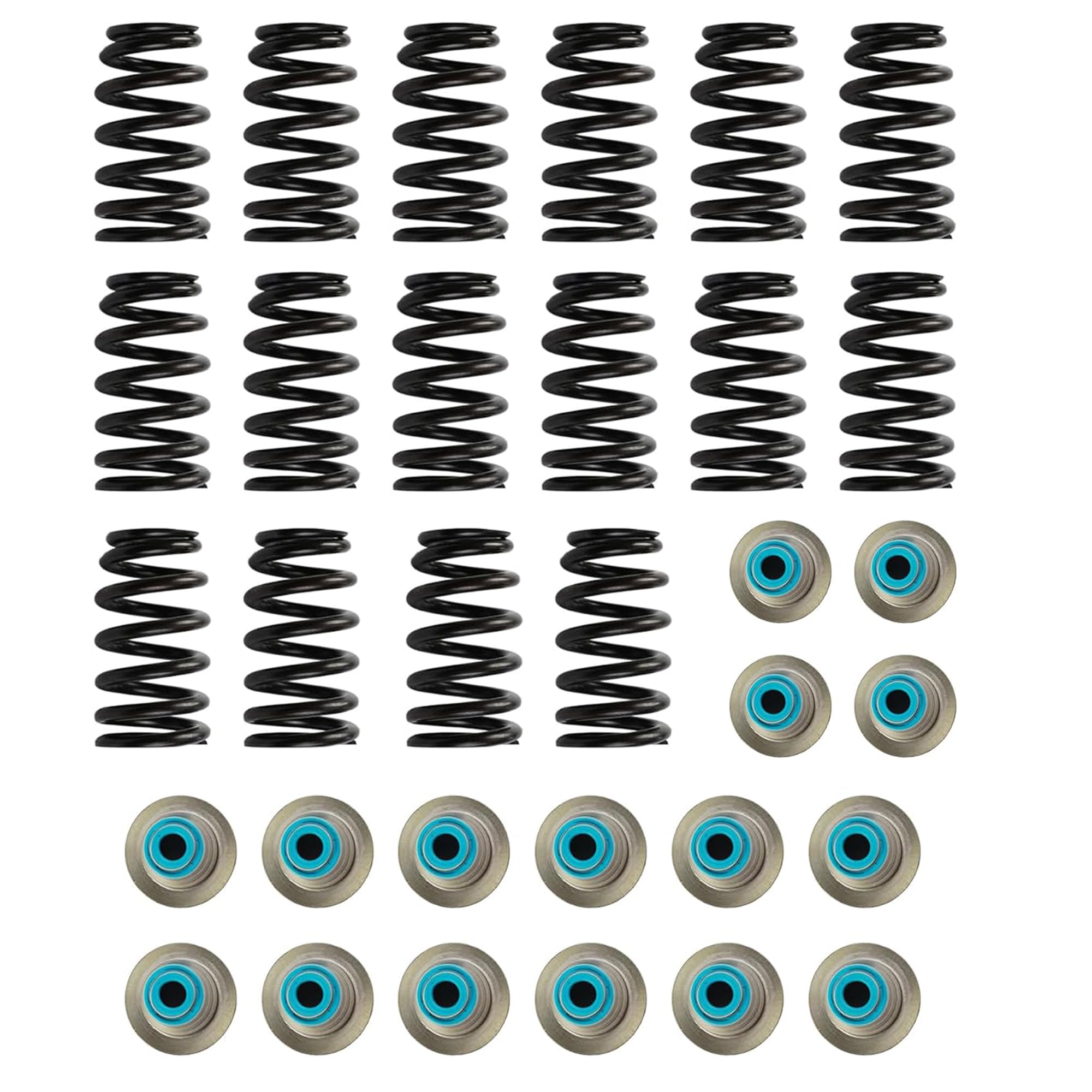 Photo 1 of .560'' Lift LS6 Beehive Valve Springs and Hat Seals Fit For Chevy Gen II III IV LS Engines 4.8 5.3 5.7 6.0 6.2 7.0 SP011-16 Replaces ERV1415 SP011-16 12713265 12499224