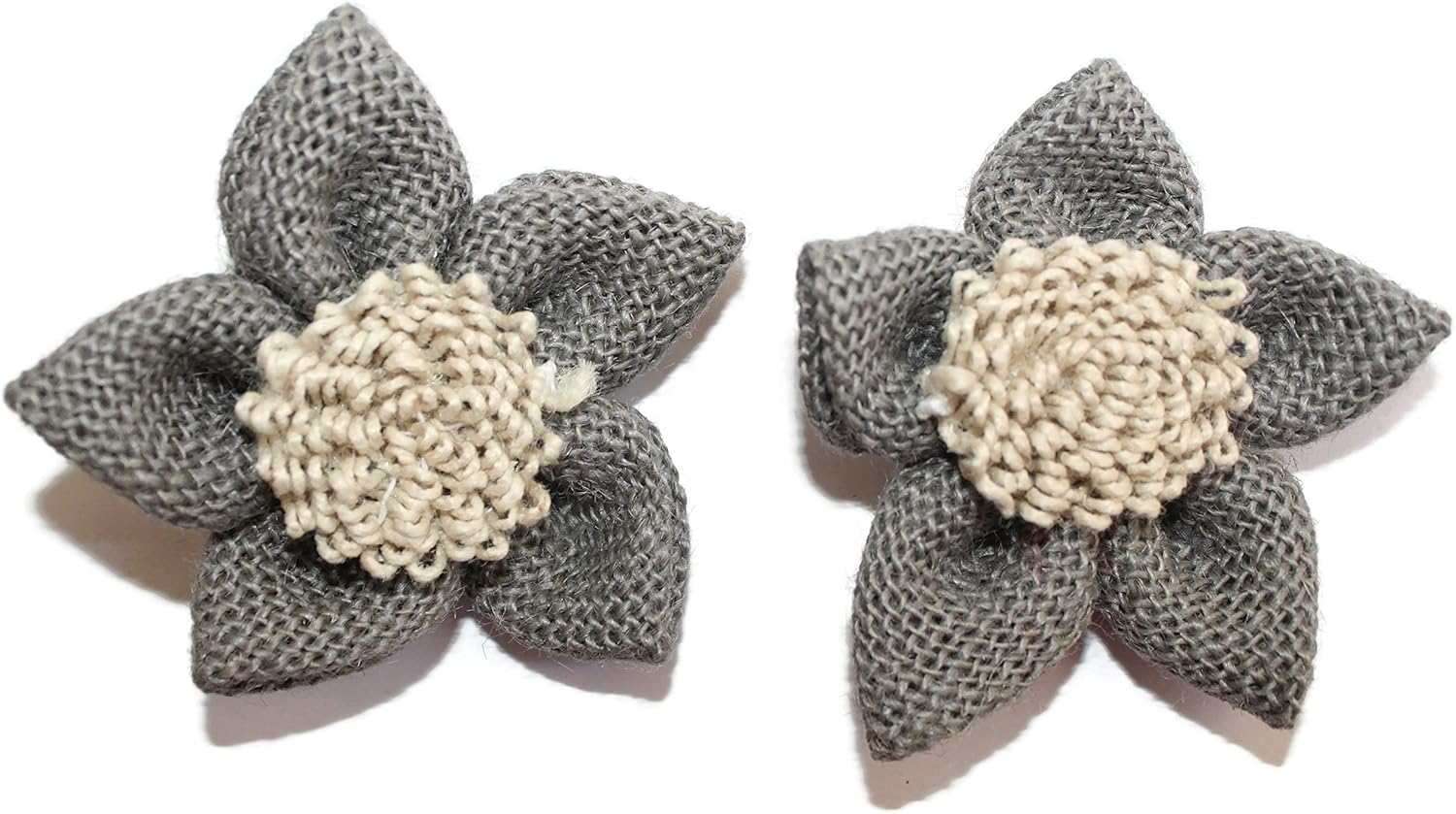 Generic Graue Jute-Blume, Sackleinen rustikale Dekorationen, Jute