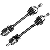 2 New DTA Front CV Axles Compatible With 1998-2001 Honda CR-V With Manual Transmission Only - Front Left and Right Axle Shafts