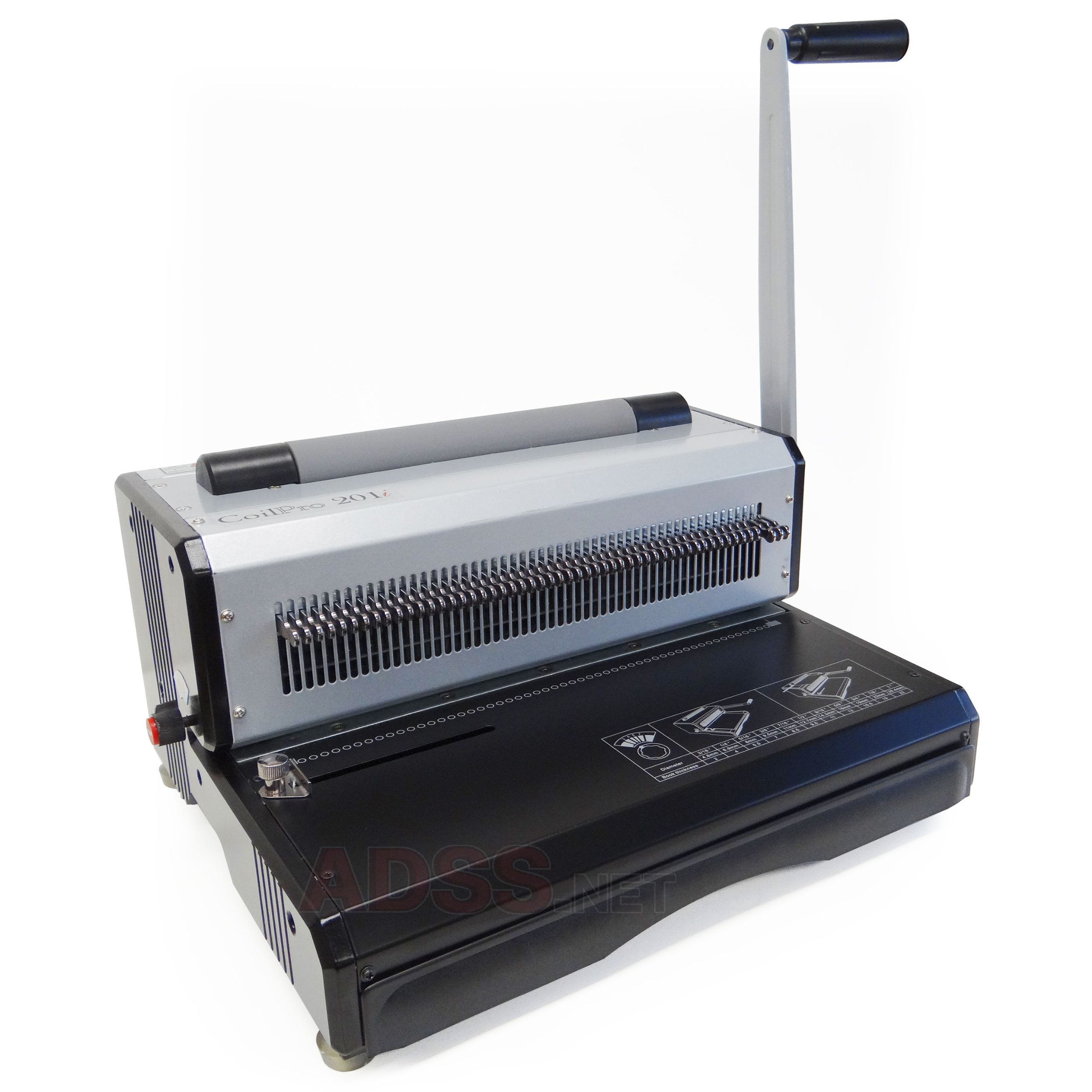 CoilPro 201i Heavy Duty Spiral Coil Binding Machine Coil Punch