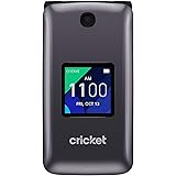 Alcatel QUICKFLIP 4044C | 4G LTE | HD Voice FlipPhone | Cricket Unlocked for T-Mobile & AT&T, Grey, 4GB