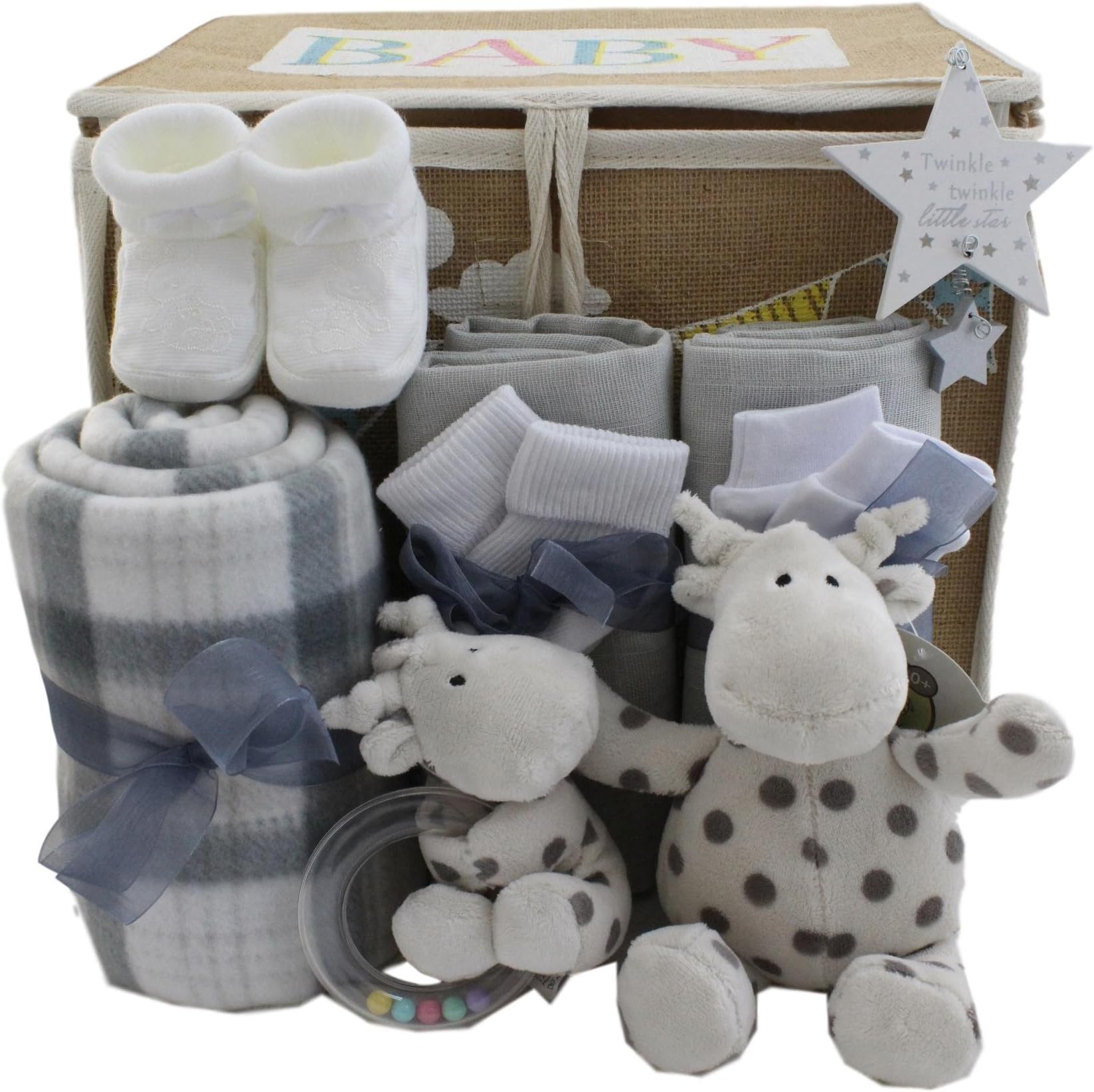 Baby Gift Basket Baby Gift Hamper Unisex Neutral Baby Shower Gift New Baby boy Girl Gift
