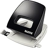 Hole Punch, 25 Sheets, Guide Bar with Format Markings, NeXXt Range, 50050095 - Black