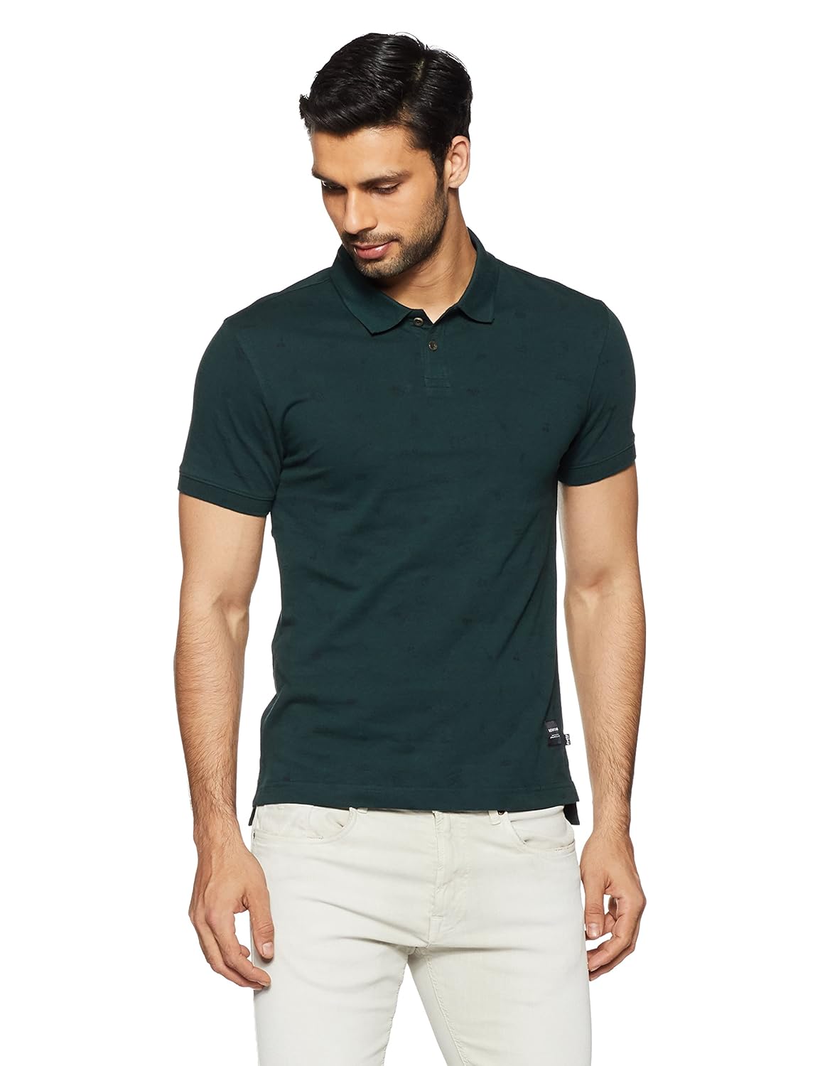 levi's men's floral regular fit polo