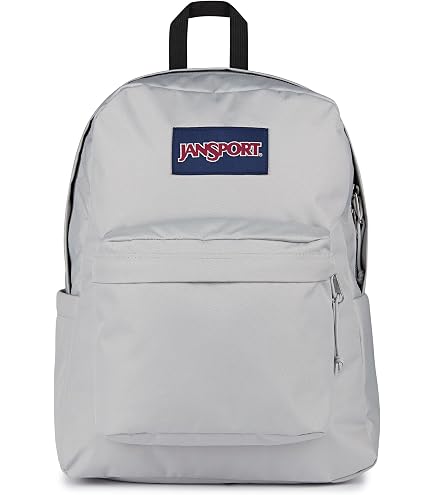 JanSport SuperBreak Plus Backpack with Padded 15-inch Laptop Sleeve and Integrated Bottle Pocket - Spacious and Durable Daypack for Work and Travel - Graphite Grey