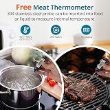 Tilswall Infrared Thermometer Gun with Emissivity 0.1-0.99 -50°C to 600°C view 4