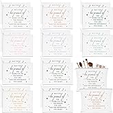 Sieral 20 Pcs Employee Appreciation Gifts for Women Inspirational Canvas Makeup Bags May You Be Proud Cosmetic Pouch Motivational Gift Canvas Makeup Bag with Zipper for Coworker Staff(White)