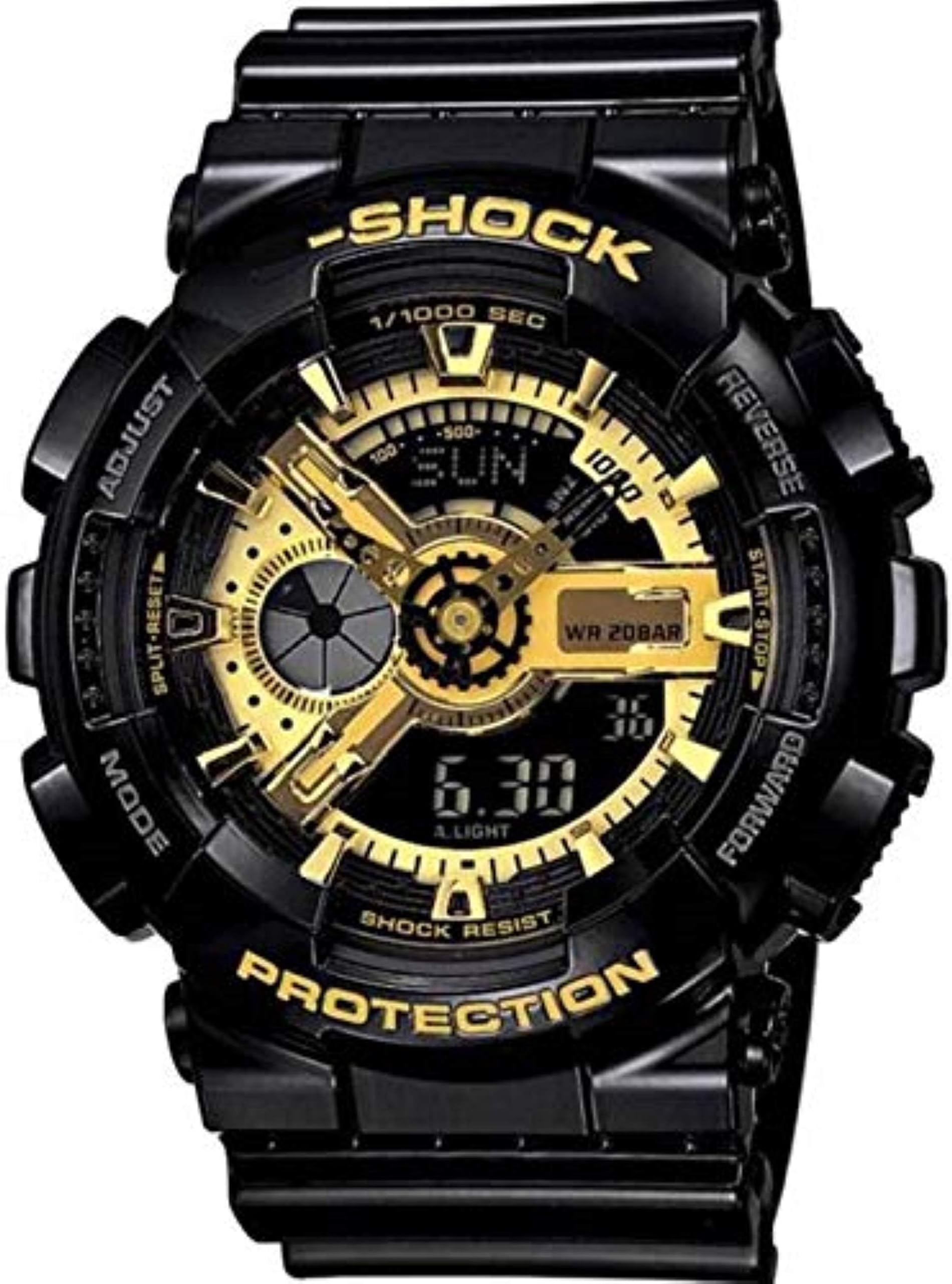 GIVME Analogue & Digital Black Dial Men's Watch