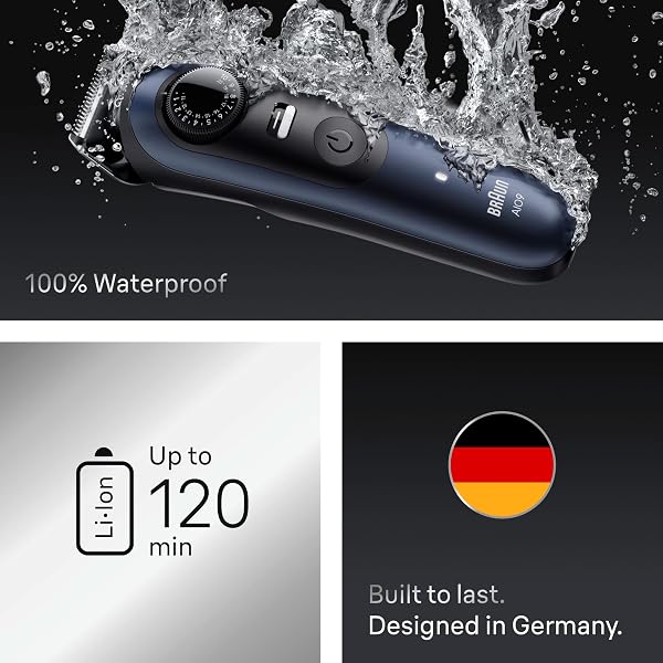 BRAUN SERIES 9 ALL-IN-ONE BEARD & BODY GROOMING KIT FOR MEN, CORDLESS TRIMMER, HAIR CLIPPERS & SHAVER FOR FACE, HAIR & BODY WITH GILLETTE LABS RAZOR, AIO 9530