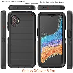 for Galaxy Xcover 6 Pro Case with Built in Screen