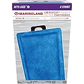 MarineLand Bio-Wheel Penguin Rite-Size E Aquarium Filter Cartridge, 4 Count | Ready-To-Use, Fits Marineland Penguin Bio-Wheel Fish Tank Filters 450, With Premium Activated Carbon, Replace Monthly