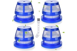 Rebirthcare 4 pack h11 replacement filter for eufy for homevac h11 / h11 pure / h20 cordless handheld vacuum cleaner, hepa replacement filter for anker for homevac h11 handheld vacuum