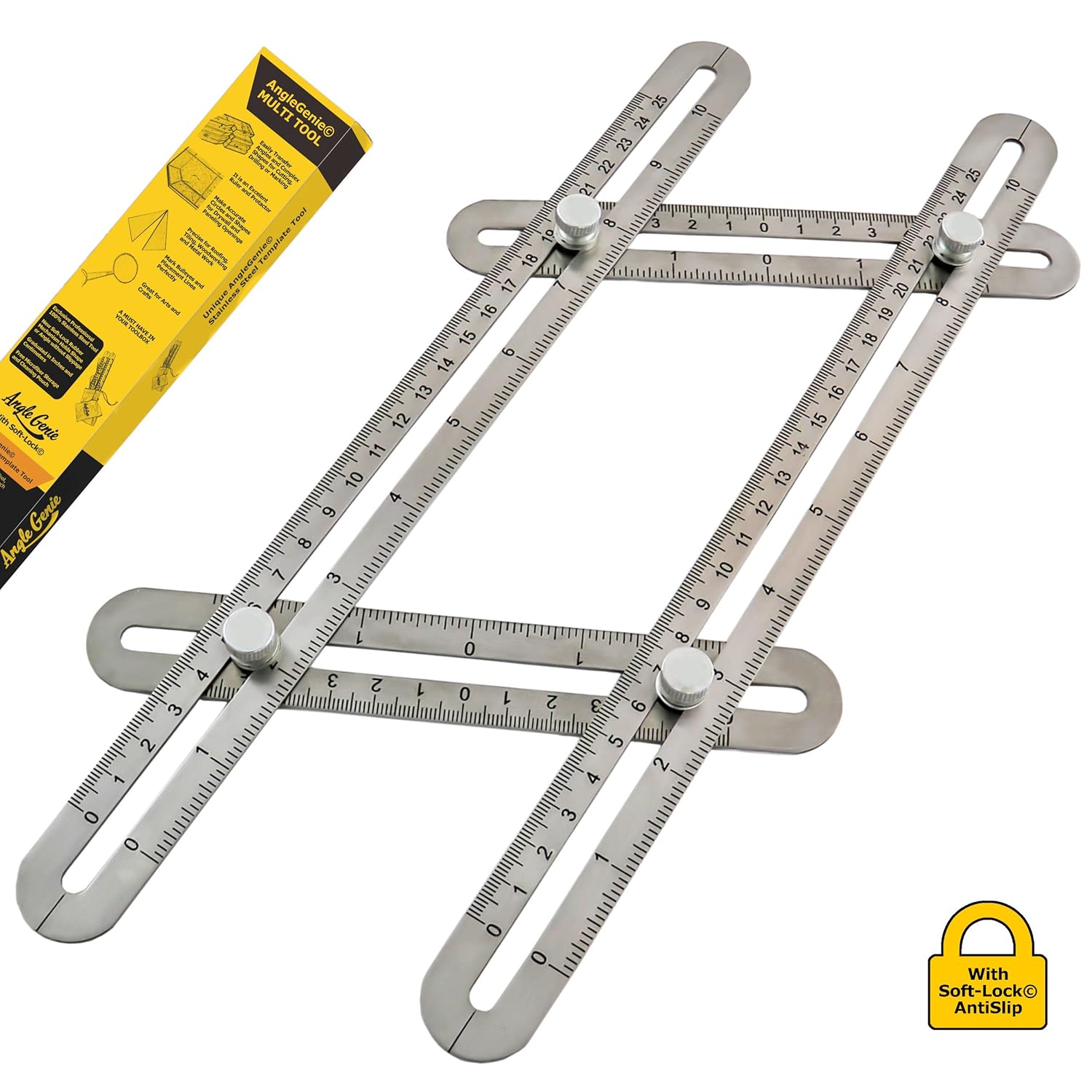 AngleGenie Template Tool Premium Grade Stainless Steel