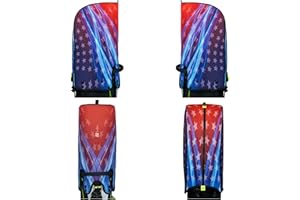 Sandian, Golf Bag Rain Hood Cover Cape, Color Hood2, Padded Club Protection, Heavy Duty All Weather Resistant, One Size Fit Most Stand Carry Cart Tour Bags with Snap Buttons