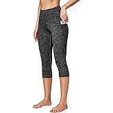 Ewedoos Capri Leggings for Women High Waisted Yoga Pants with Pockets for Women Tummy Control Workout Leggings Yoga Capris