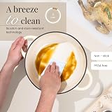 Nuovva Enamelled Cast Iron Dutch Oven 5 Quart Cream with Lid 24cm view 8