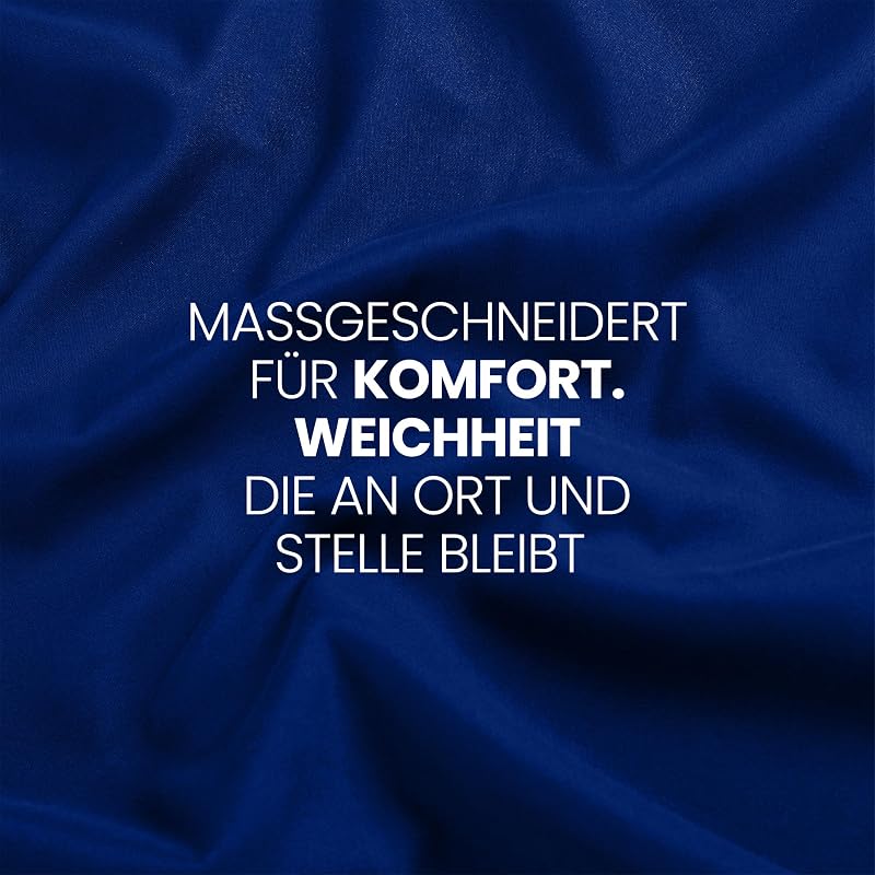 - Spannbettlaken 180x200cm - Royal Blau