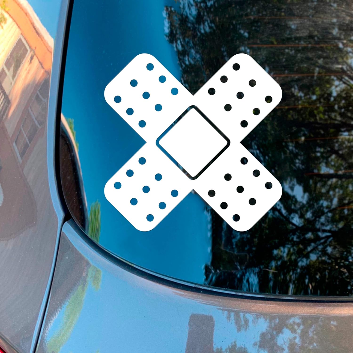 Band Aid Crossed Bandaid Vinyl Decal Sticker Body Window