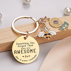 Sunflower Keychains Inspirational Gifts for Women