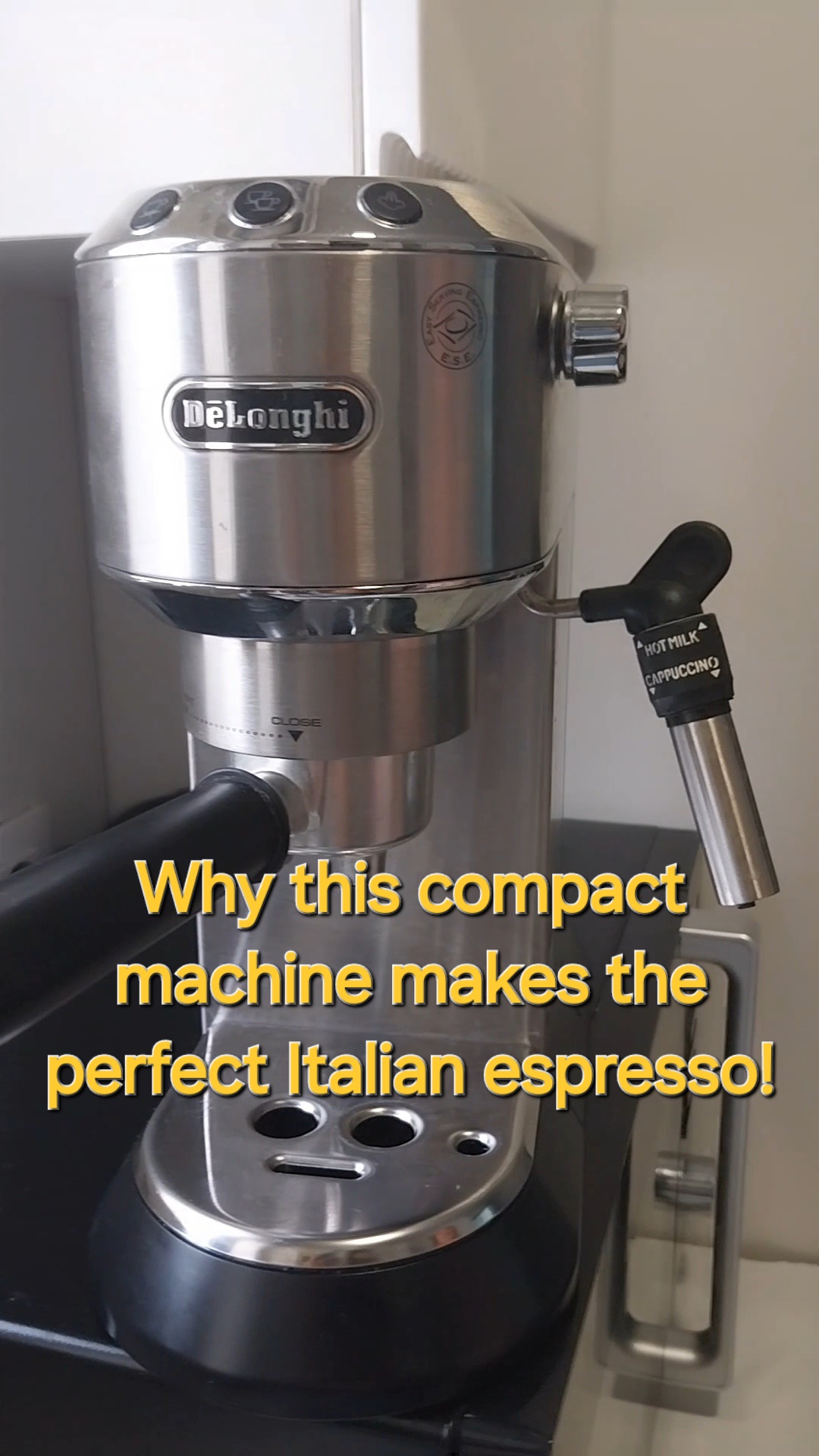 The Ultimate Compact Espresso Machine De'Longhi Dedica!