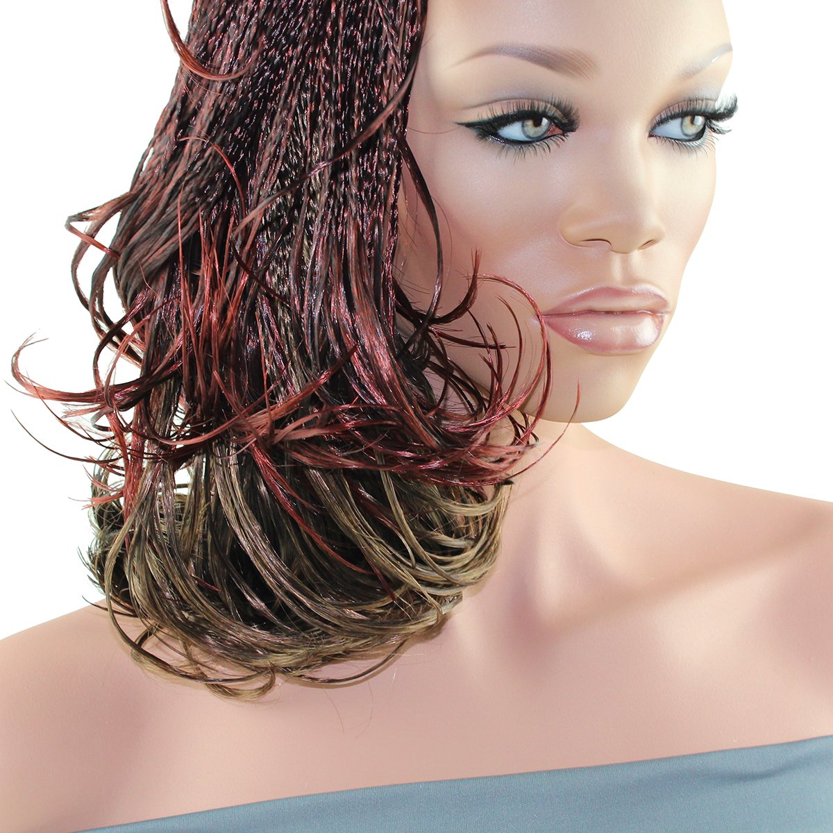 Amazon Com Rastafri Handtied J Curl Braid Extension Hair Off
