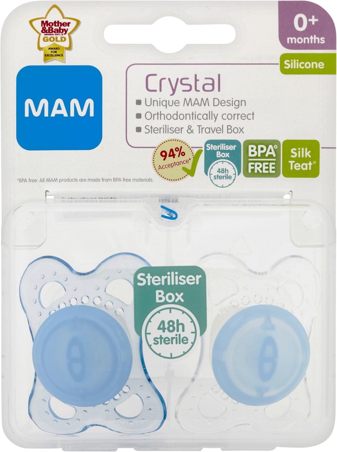 mam crystal soother