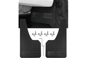 iolory 2PCS Truck Mud Flaps,Automotive Exterior Accessories,Mudguard,Car Mud Flaps Splash Guards,Mudflaps with Hardware Front