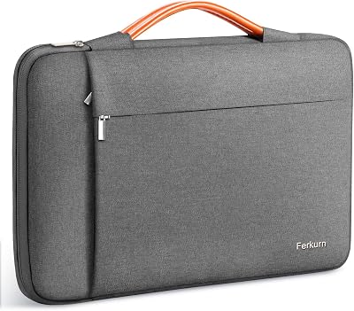 Ferkurn Laptop Sleeve Case 13-13.3 Inch Grey Water Repellent Ultra-Slim