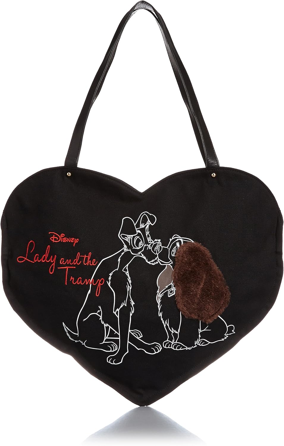 Amazon イーハイフンワールドギャラリー E Hyphen World Gallery わんわん物語ハートトート j 112 Black トートバッグ