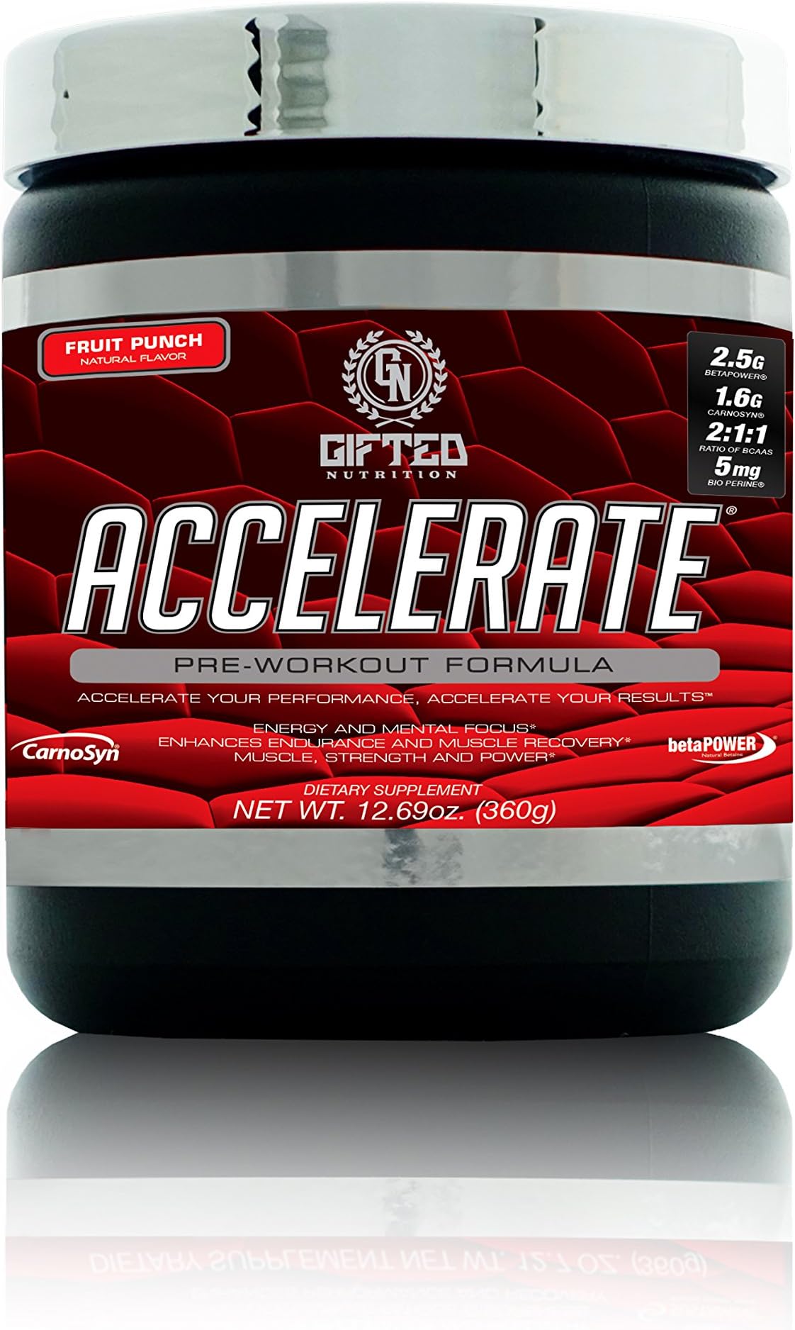 Gifted Nutrition Accelerate Pre Workout Formula (Fruit Punch)