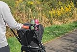 LittleLife Double Buggy Cup Holder Universal Bottle Organiser Stroller view 5
