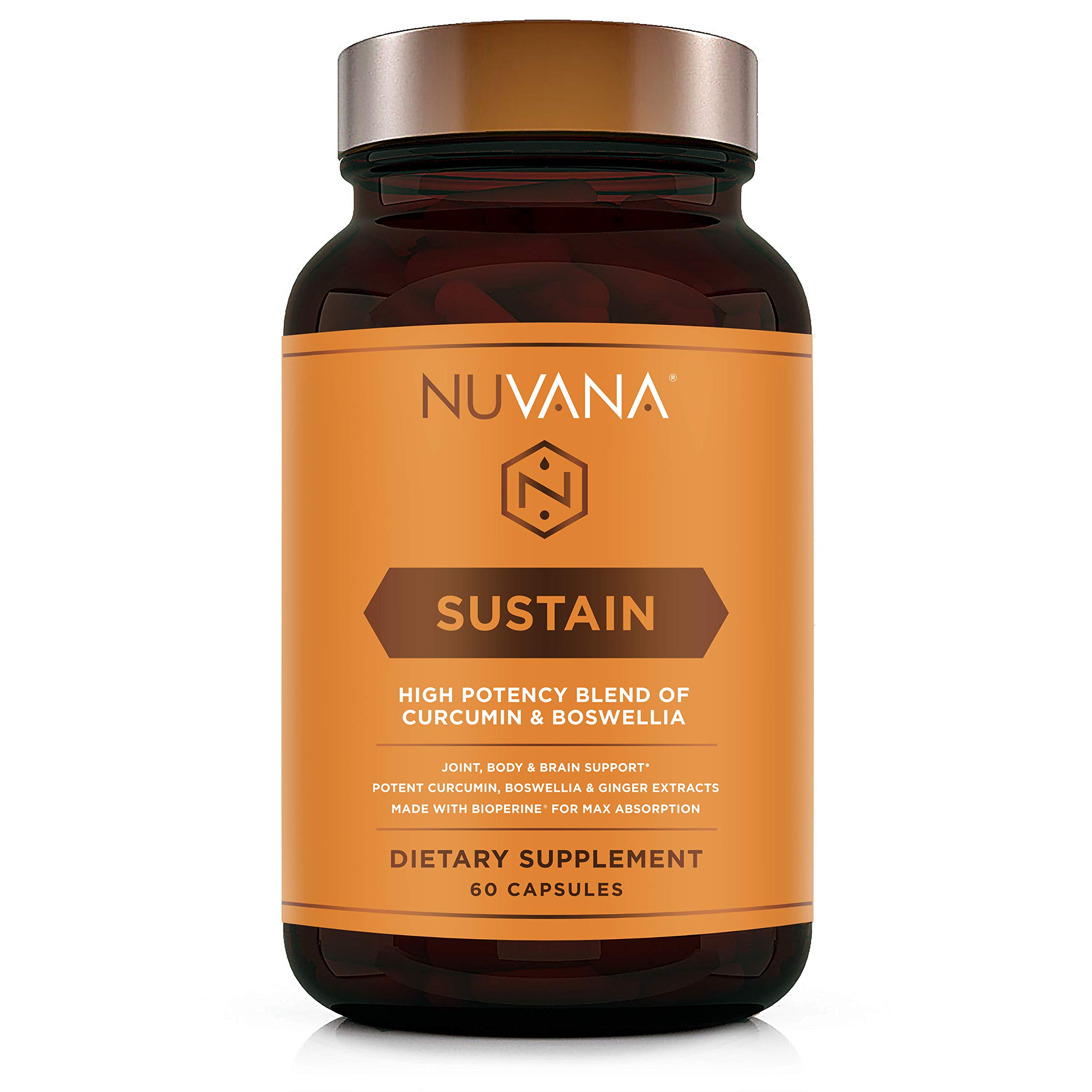 Buy Sustain Turmeric Curcumin, Boswellia & Ginger with BioPerine Pain