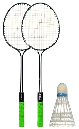 Klapp Badminton Set (Pack Of Two Racquet And 1 Shuttlecock)