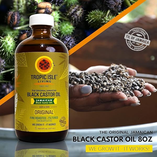 TROPIC ISLE LIVING JAMAICAN BLACK CASTOR OIL (1, 4 OZ)