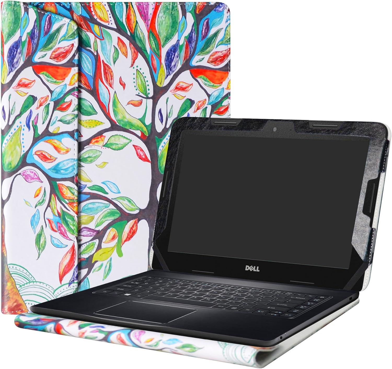 Alapmk Protective Case Cover for 11.6" Dell Chromebook 11 3189 3180/Inspiron Chromebook 11 3181/Latitude 11 3180 3190 Education Series Laptop(Note:Not fit Dell Chromebook 11 5190 3120),Love Tree